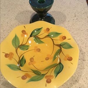 SLAH Garden of Gold Bowl and Stand